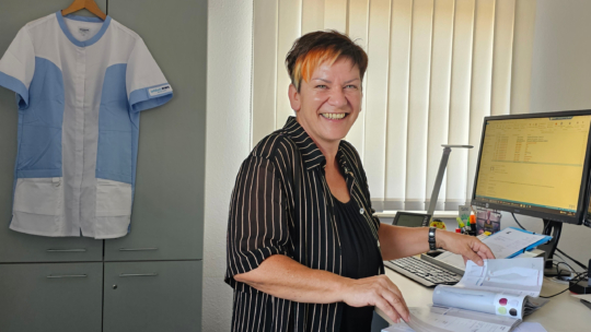 Anwendungstechnikerin Daniela Chemnitz