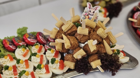 RWS Cateringservice sorgt für ein besonderes Osterbuffet in Leipziger Kita