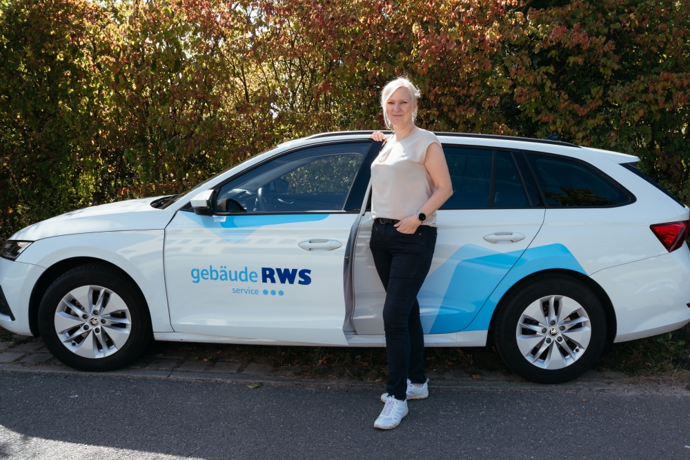 Vertriebsmitarbeiterin der RWS Gebäudeservice Niederlassung Magdeburg